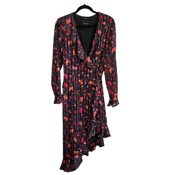 C/MEO Collective Significant Midi Wrap Dress Size Large fits medium to large - Picture 4 of 14